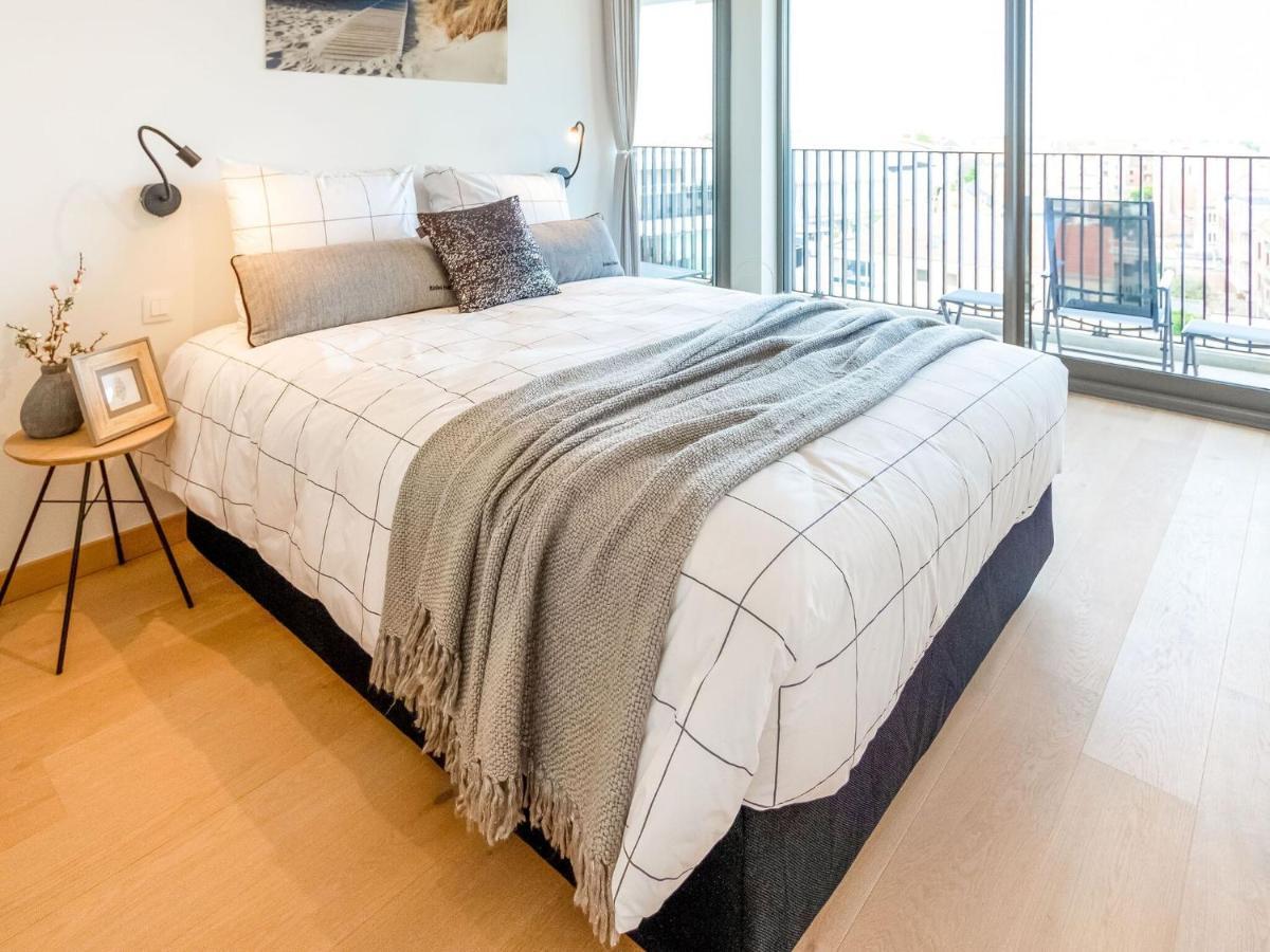 Luxurious Crystal Sea View Apartment With 2 Terraces Остенде Стая снимка
