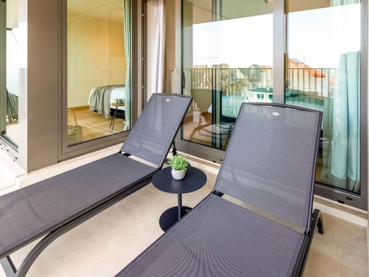 Luxurious Crystal Sea View Apartment With 2 Terraces Остенде Екстериор снимка