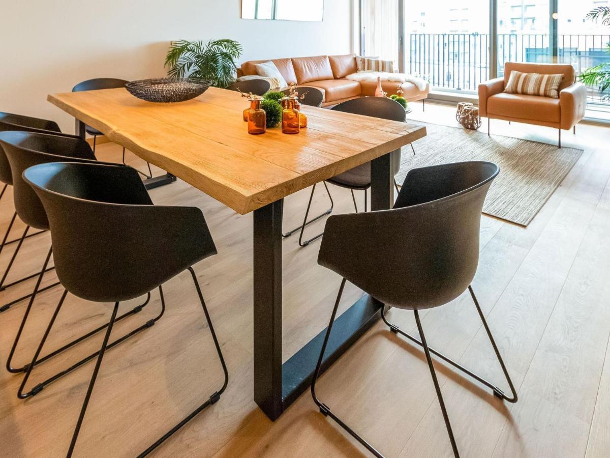 Luxurious Crystal Sea View Apartment With 2 Terraces Остенде Екстериор снимка
