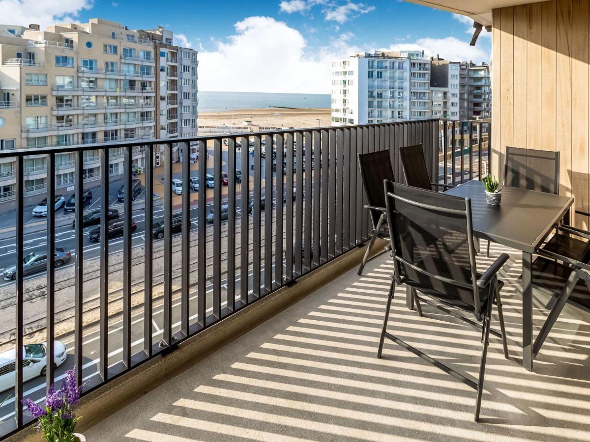Luxurious Crystal Sea View Apartment With 2 Terraces Остенде Екстериор снимка