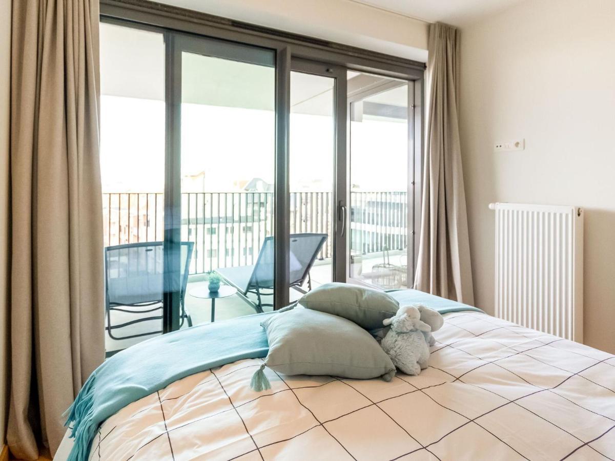 Luxurious Crystal Sea View Apartment With 2 Terraces Остенде Екстериор снимка